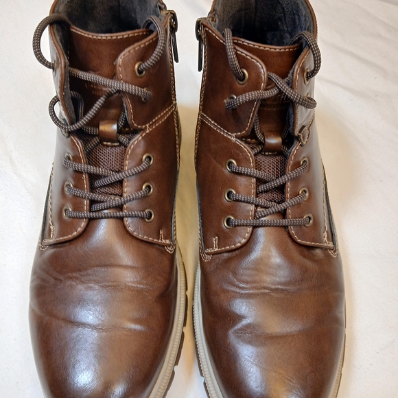 Florsheim Kids Brown Leather Boots - Picture 1 of 6